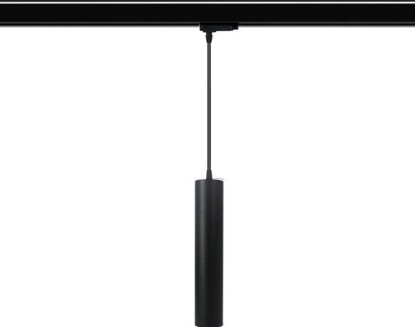 Faro LED a Sospensione per Binario Trifase GU10 - Nero 15m