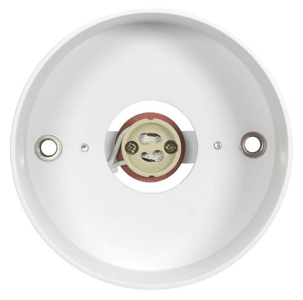 Applique da soffitto per lampade AR111 Fissa Bianca