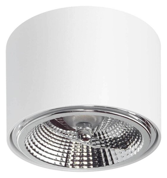 Applique da soffitto per lampade AR111 Fissa Bianca