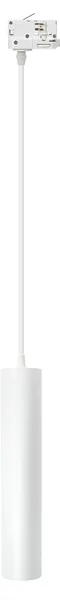 Faro LED a Sospensione per Binario Trifase GU10 Bianco 15m