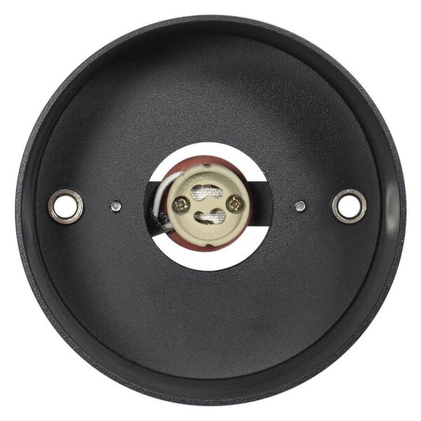 Applique da soffitto per lampade AR111 Fissa Nera