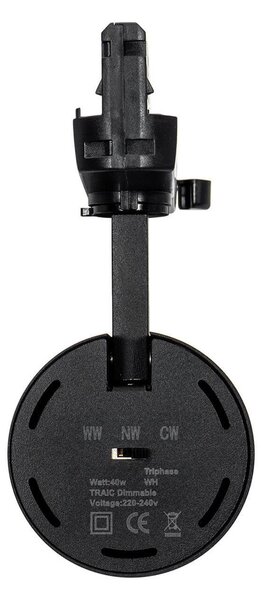 Faro LED 40W Trifase CCT Bianco Variabile Angolo 38/60° dimm TRIAC Colore Bianco Variabile CCT
