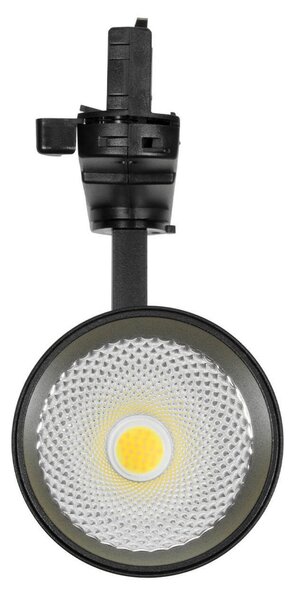 Faro LED 40W Dimmerabile 0-10V per Binario Trifase 38/60° Nero CCT Colore Bianco Variabile CCT