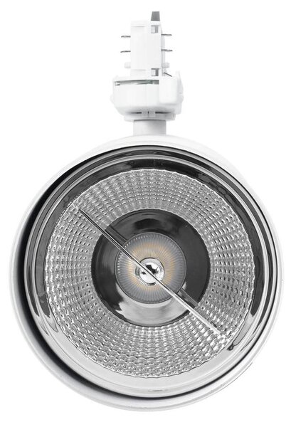 Faro per binario trifase per lampade AR111 Bianco