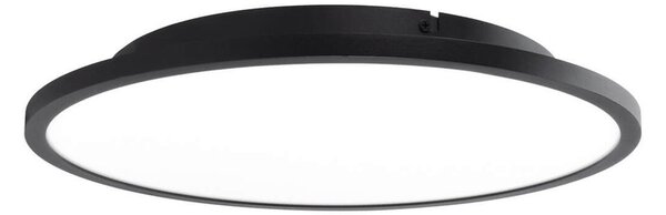 Plafoniera LED 36W Ø400mm con driver Philips Nera 4.680lm CCT