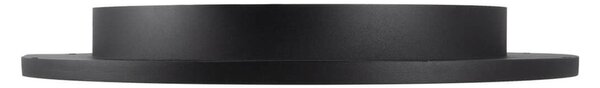 Plafoniera LED 36W Ø400mm con driver Philips Nera 4.680lm CCT