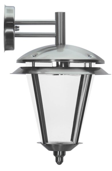Applique da parete IP54 in Acciaio Inox E27 per Esterni da parete