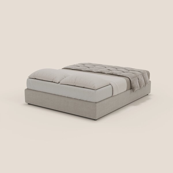 Ina sommier con ampio contenitore in microfibra smacchiabile ed imperm