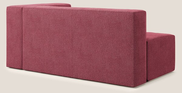 Nettuno modulo angolo/laterale maxi in morbido tessuto bouclè T07 ross