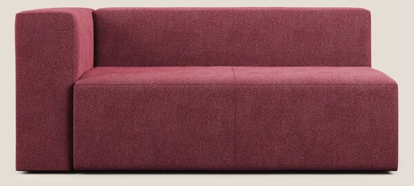 Nettuno modulo angolo/laterale maxi in morbido tessuto bouclè T07 ross