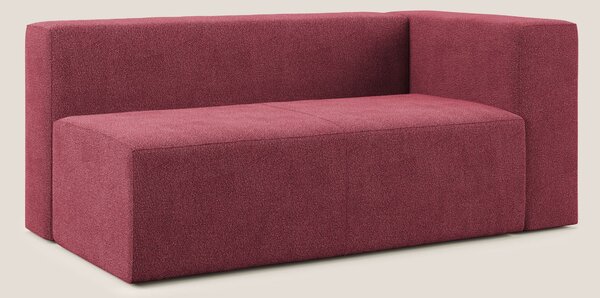 Nettuno modulo angolo/laterale maxi in morbido tessuto bouclè T07 ross