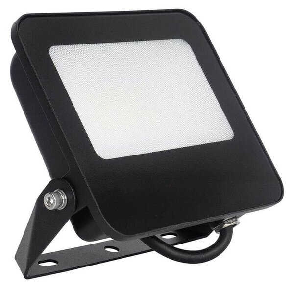 Faro LED 30W IP65 125lm/W - chip LED Black Colore Bianco Naturale 4.000K