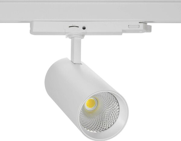 Faro LED 40W Dimmerabile 0-10V per Binario Trifase 38/60° Bianco CCT Colore Bianco Variabile CCT
