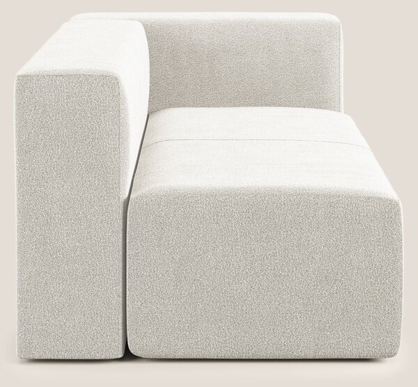 Nettuno modulo angolo/laterale maxi in morbido tessuto bouclè T07 bian