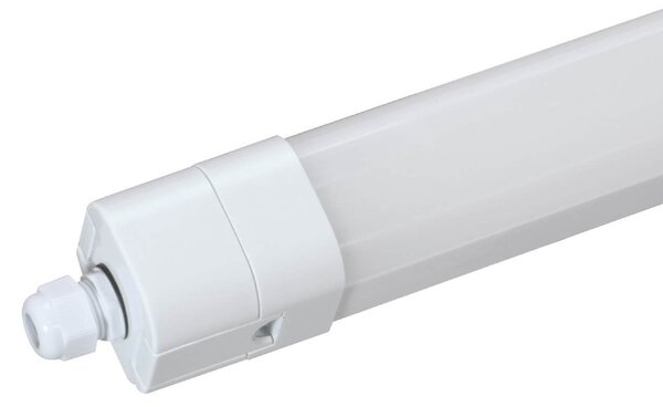 Plafoniera LED Stagna 150cm 48W 120lm/w IK08 IP66 CCT Colore Bianco Variabile CCT