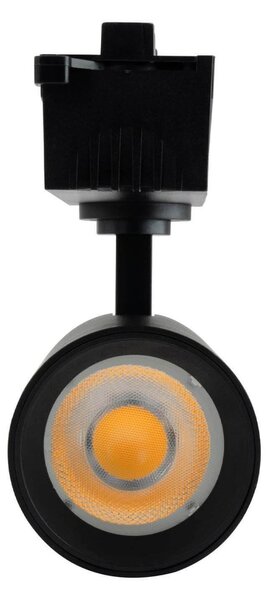 Faro LED 30W Monofase Nero 60° CRI92 no-Flickering - BRIDGELUX LED Colore Bianco Naturale 4.000K