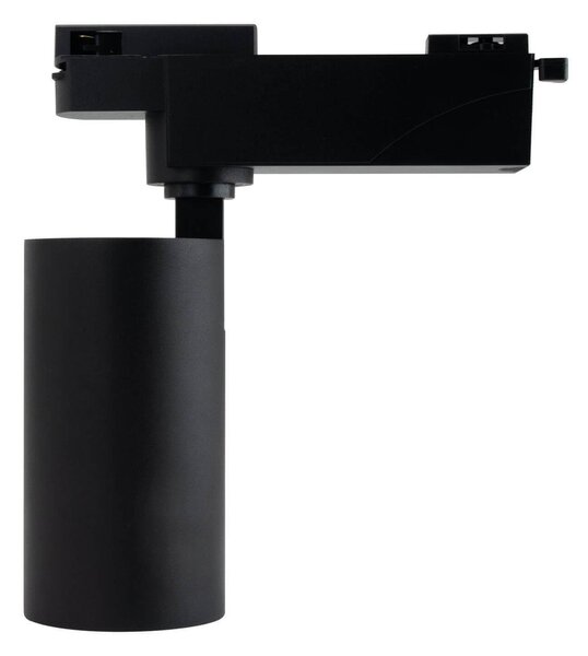 Faro LED 30W Monofase Nero 60° CRI92 no-Flickering - BRIDGELUX LED Colore Bianco Naturale 4.000K