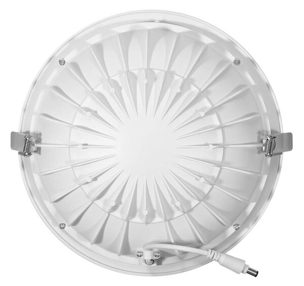 Faro LED da incasso Rotondo Luce INDIRETTA 24W Foro Ø200mm Colore Bianco Naturale 4.000K