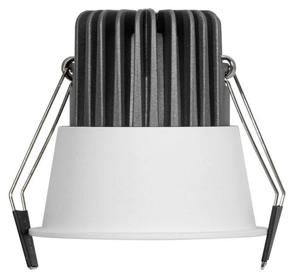 Faro da Incasso 12W Foro Ø75mm Bianco IP40 CCT BRIDGELUX LED 3 Parabole Colore Bianco Variabile CCT
