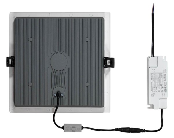 Faro da incasso 44W Foro 205x205mm UGR19 con driver Philips CRI92 CCT Colore Bianco Variabile CCT