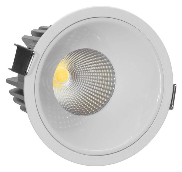 Faro da Incasso 18W Foro Ø90mm Bianco IP40 CCT BRIDGELUX LED 3 Parabole Colore Bianco Variabile CCT