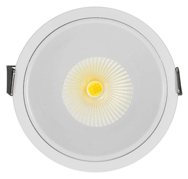 Faro da Incasso 18W Foro Ø90mm Bianco IP40 CCT BRIDGELUX LED 3 Parabole Colore Bianco Variabile CCT