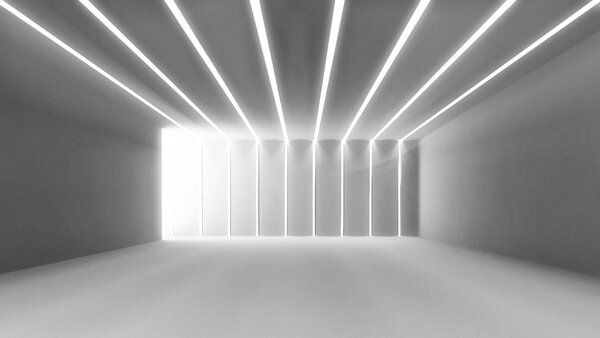 Cornice da Incasso Pitturabile a luce Indiretta per Striscia LED - 115m Variante Lunghezza 115 Metri