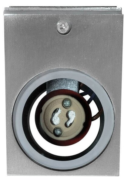 Applique Rettangolare Bidirezionale IP65 - GU10 Inox