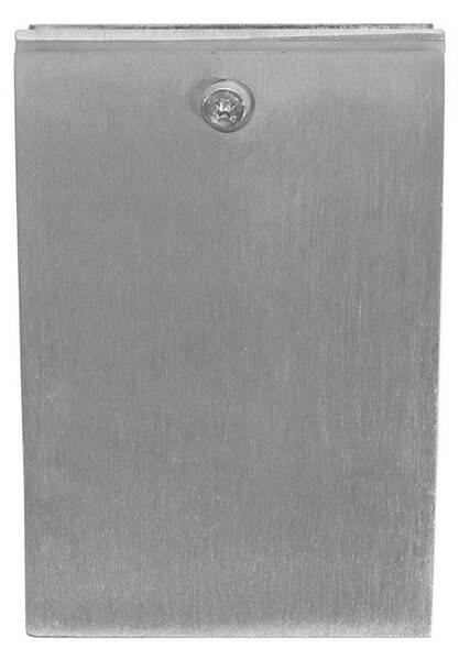 Applique Quadrata Monodirezionale IP65 - GU10 Inox