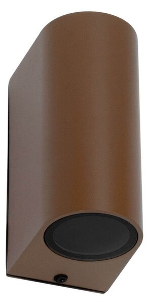 Applique da Esterno Bidirezione IP65 GU10 Stondata - Corten