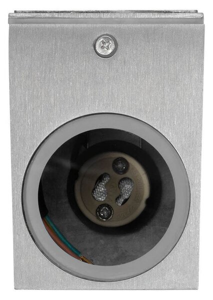 Applique Quadrata Monodirezionale IP65 - GU10 Inox