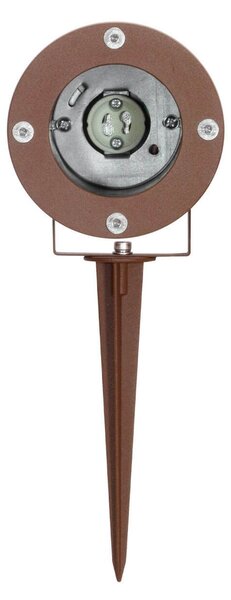 Faretto da Giardino con Picchetto GU10 - CORTEN Colore Corten