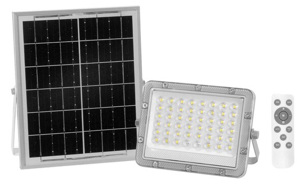 Faro Solare LED Lumileds 50W 5.000k Dimmerabile Aut. 10h IP65 Colore Bianco Freddo 5.000K