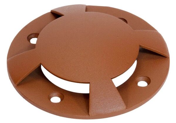 Faretto Carrabile 4 Direzioni GU10 IP67 - CORTEN con doppio pressacavo