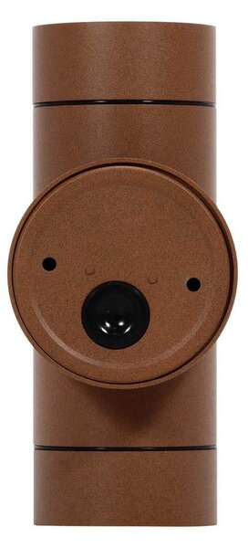 Applique Cilindrica Bidirezionale IP65 GU10 Corten Colore Corten