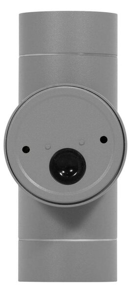 Applique Cilindrica Bidirezionale IP65 GU10 Grigio Colore Grigio