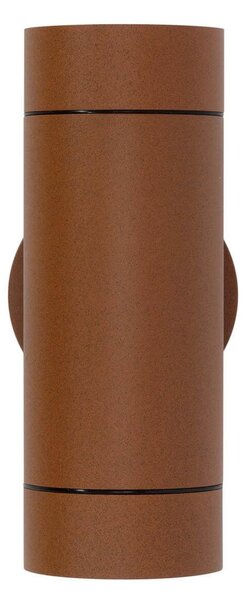 Applique Cilindrica Bidirezionale IP65 GU10 Corten Colore Corten