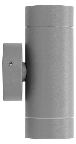 Applique Cilindrica Bidirezionale IP65 GU10 Grigio Colore Grigio