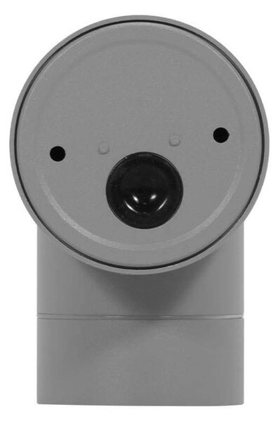 Applique Cilindrica Monodirezionale IP65 GU10 Grigio Colore Grigio