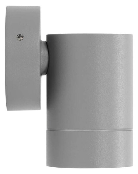 Applique Cilindrica Monodirezionale IP65 GU10 Grigio Colore Grigio
