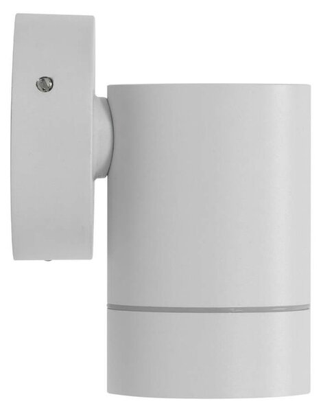 Applique Cilindrica Monodirezionale IP65 GU10 Bianca Colore Bianco