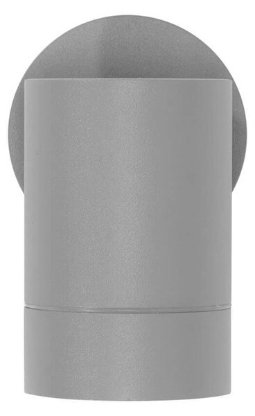 Applique Cilindrica Monodirezionale IP65 GU10 Grigio Colore Grigio