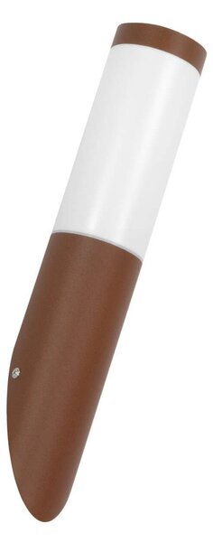 Applique Paletto in Acciaio Inox CORTEN IP54 Base E27 Colore Corten