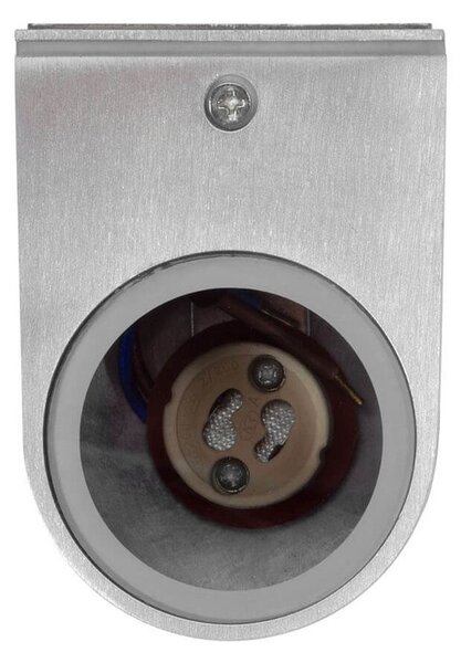 Applique da Esterno Monodirezione IP65 GU10 Stondata - Inox