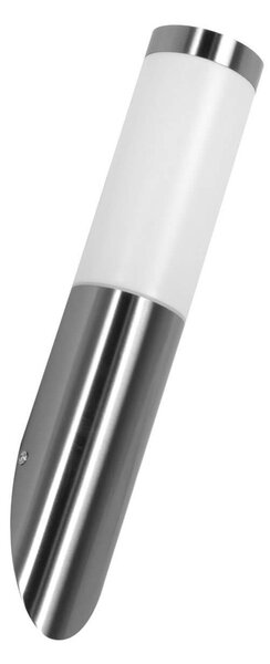 Applique Paletto in Acciaio Inox IP54 Base E27 Colore Inox