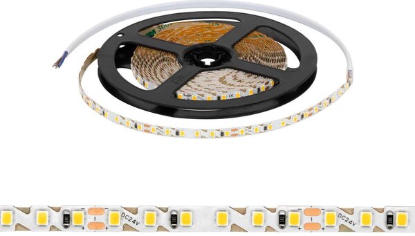 Striscia LED 2835/120 24V 9.5W/m IP54 5m - Pieghevole Colore Bianco Naturale 4.000K