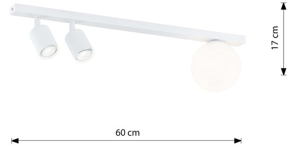 Lampadario da Soffitto BASTER 3 White GU10 e E14
