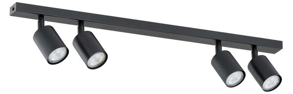 Lampadario da Soffitto FLASH 4 Black GU10