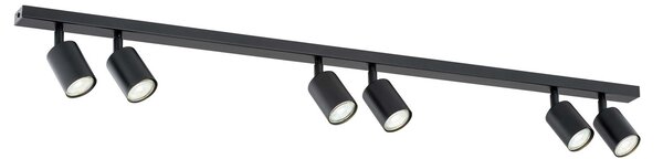 Lampadario da Soffitto FLASH 6 Black GU10