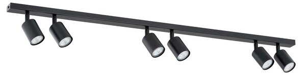 Lampadario da Soffitto FLASH 6 Black GU10